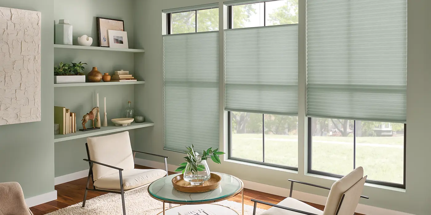 cellular honeycomb shades providing insulation and style in modern interiors