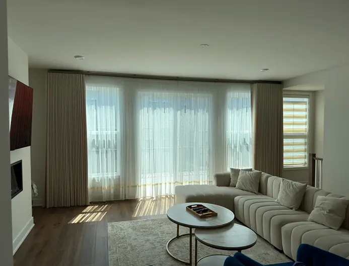 elegant tailored drapes