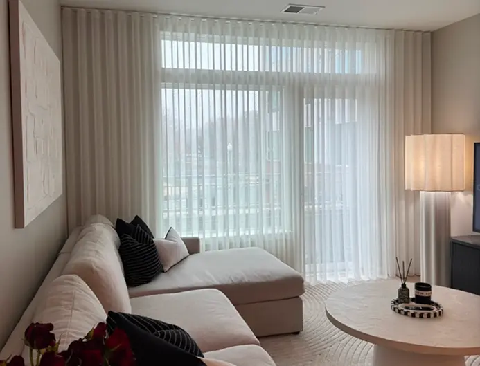 luxury custom sheer curtains