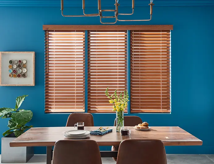 luxury wooden window treatments